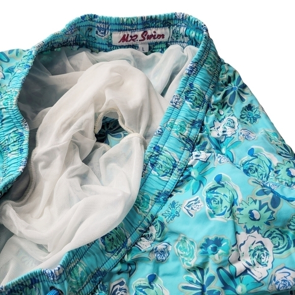 Mr. Swim Daisy Rose Swim Trunks Large - Picture 3 of 7